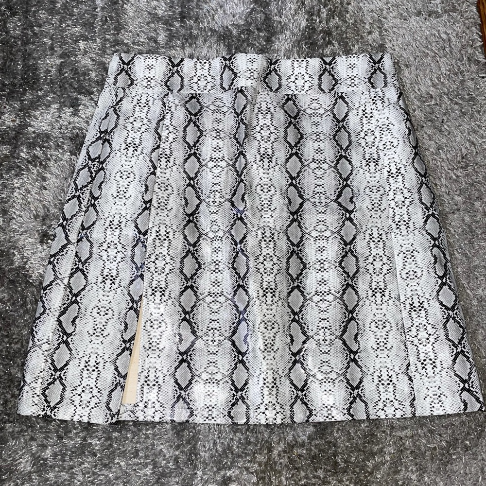 Croc Skirt with split in front